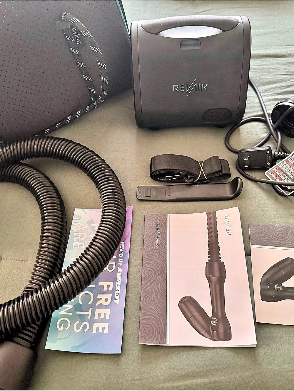 RevAir Reverse-Air Hair Dryer Black & Teal